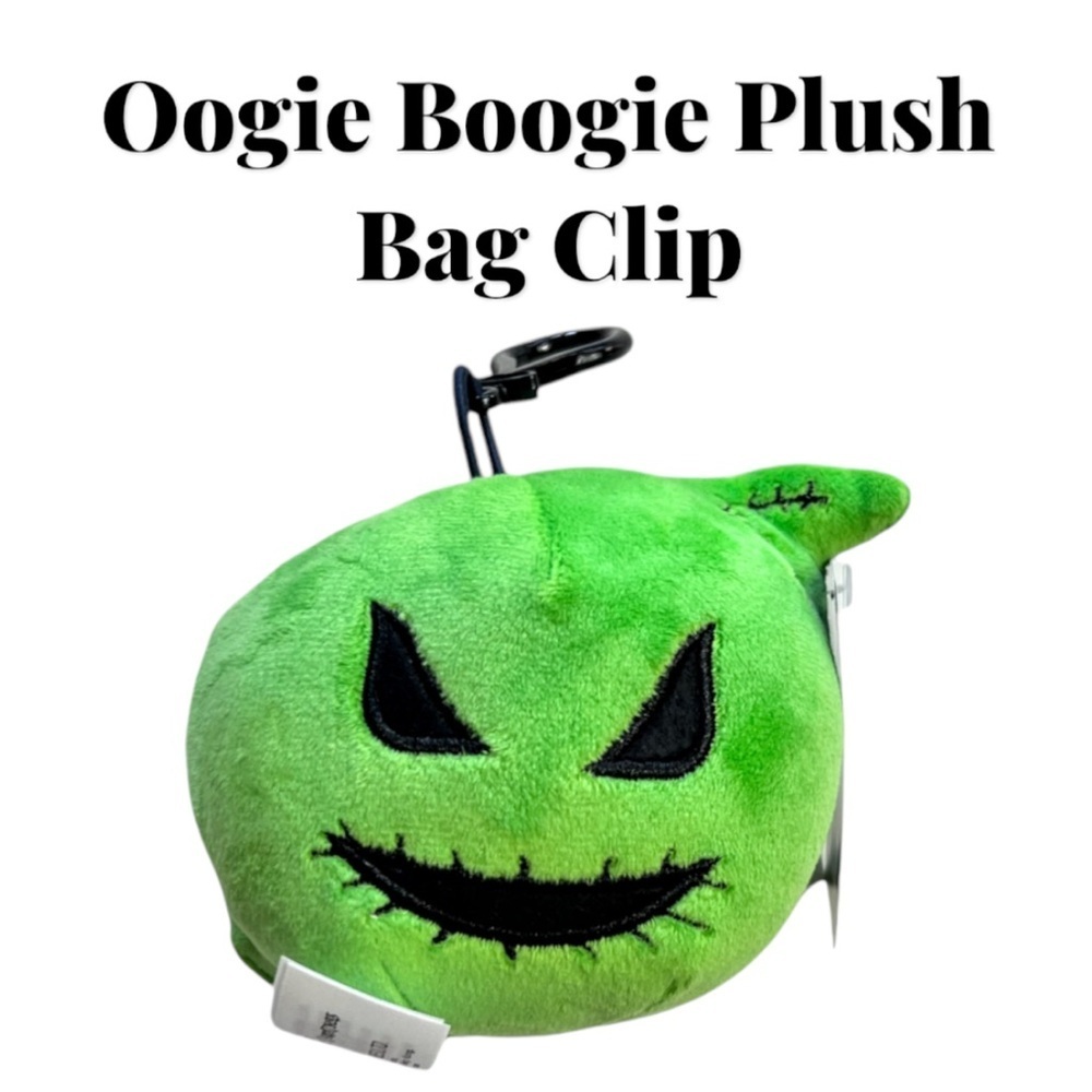 NWT Disney Tim Burton’s Nightmare Before Christmas Oogie Boogie Plush Bag Clip